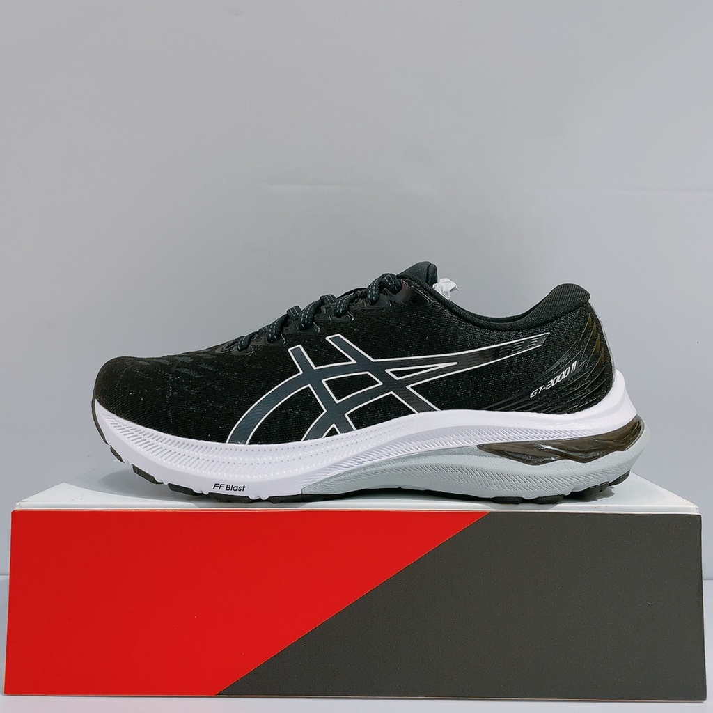 ASICS GT-2000 11 (D) 女生 黑色 舒適 透氣 寬楦 運動 慢跑鞋 1012B303-004
