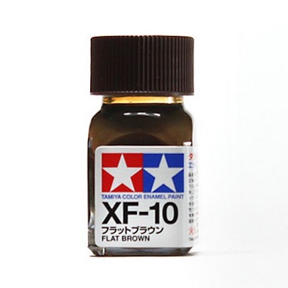 TAMIYA 田宮 油性法瑯漆 XF-10 消光棕色 10ml 貨號XF10