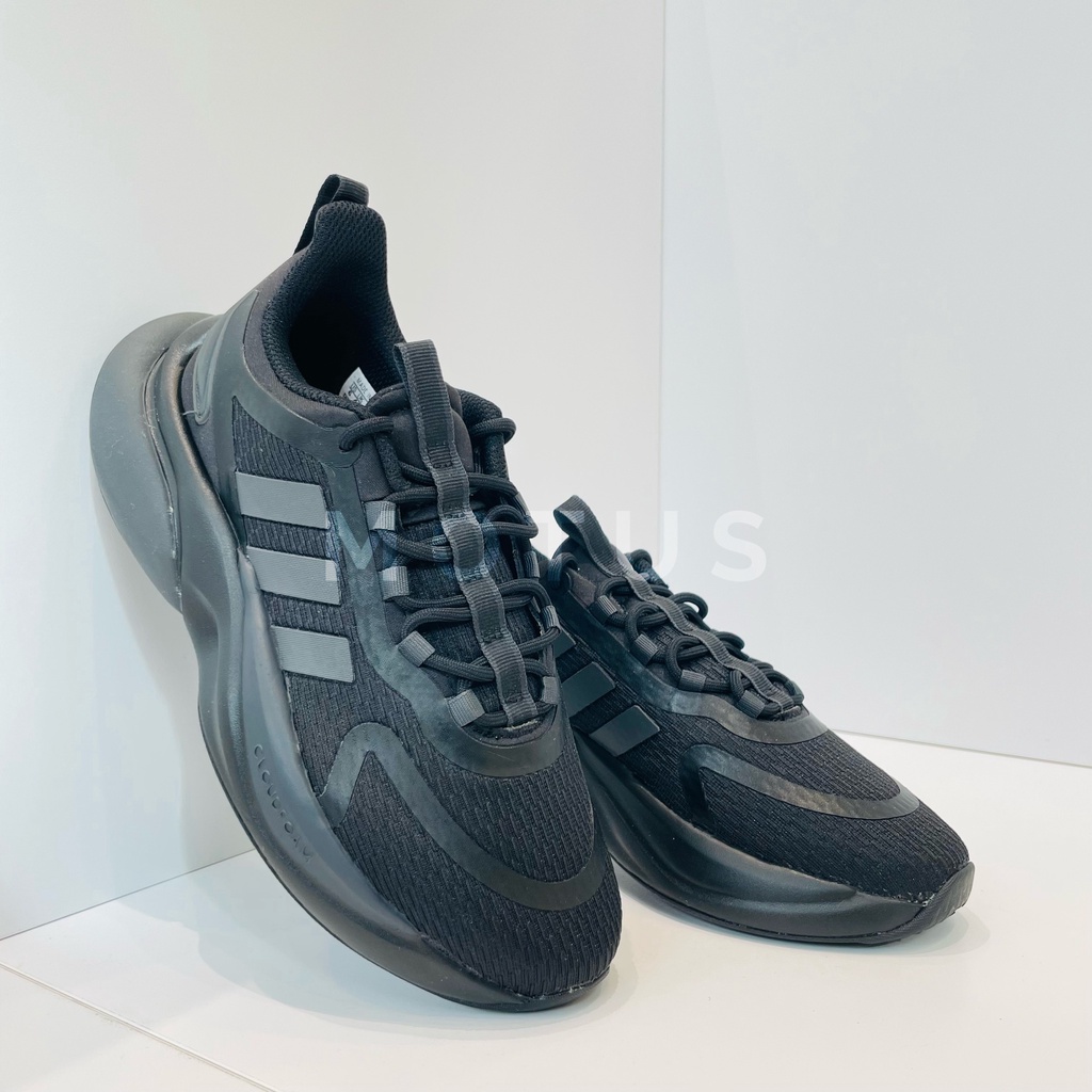 Motus | Adidas Alphabounce+ 男女 運動鞋 全黑 HP6149 HP6142