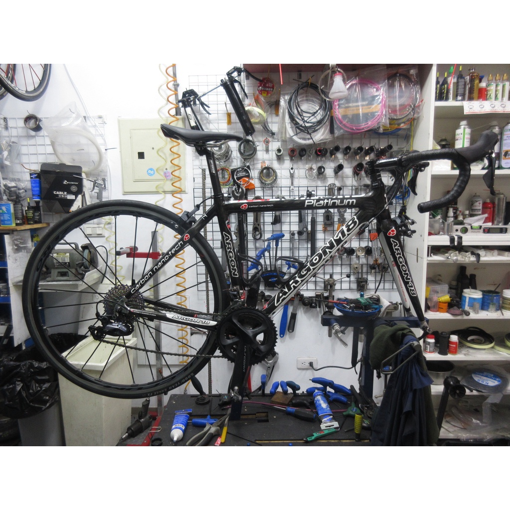 argon18 platinum 公路車 全拆大保養 拆頭碗培林保養 拆BB培林保養 拆輪組花鼓培林保養 拆棘輪座培林