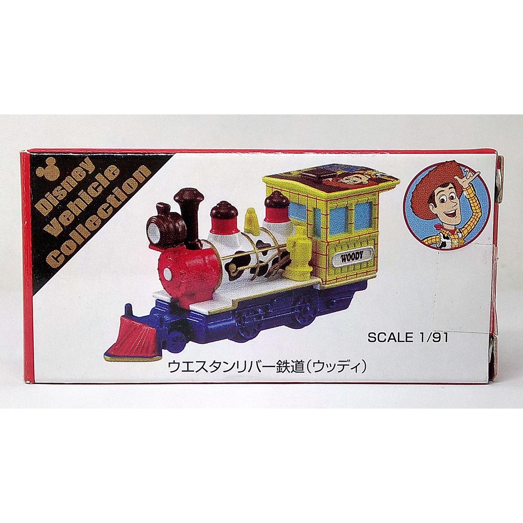 TOMY TOMICA DISNEY 迪士尼 樂園 園區限定 2015 玩具總動員 胡迪 火車 蒸汽火車