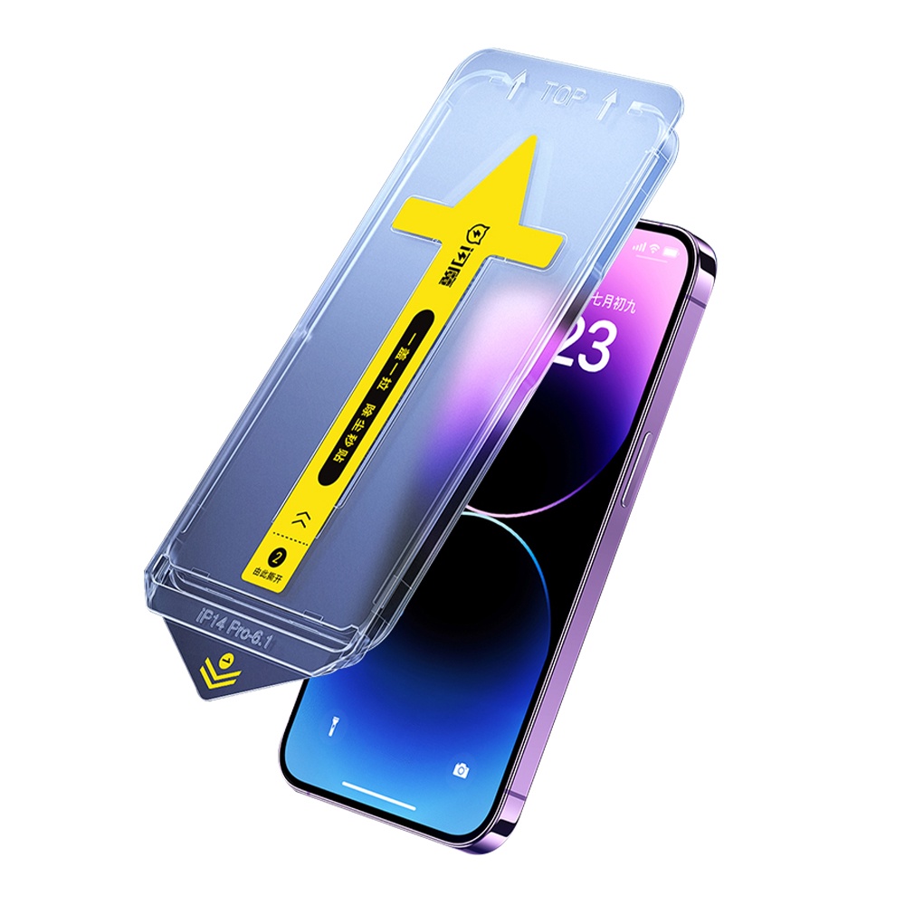閃魔 無塵艙秒貼 滿版玻璃保護貼 適用 iPhone15 i14 i1312 i11 XR XS 12ProMax