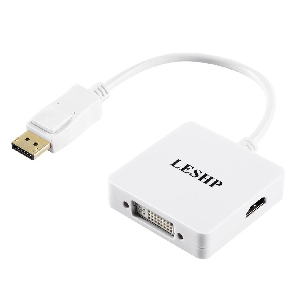 1080p DP 公頭 DVI/DP/HDMI 兼容轉母頭適配器轉換器 Displayport