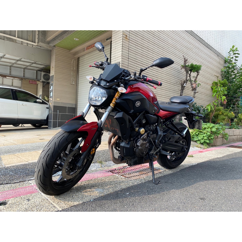 YAMAHA MT-07二手檔車中古車配合全額.超額.學生貸款強力過件白牌黃牌紅牌仿賽街車大型重機滿18即可辦理