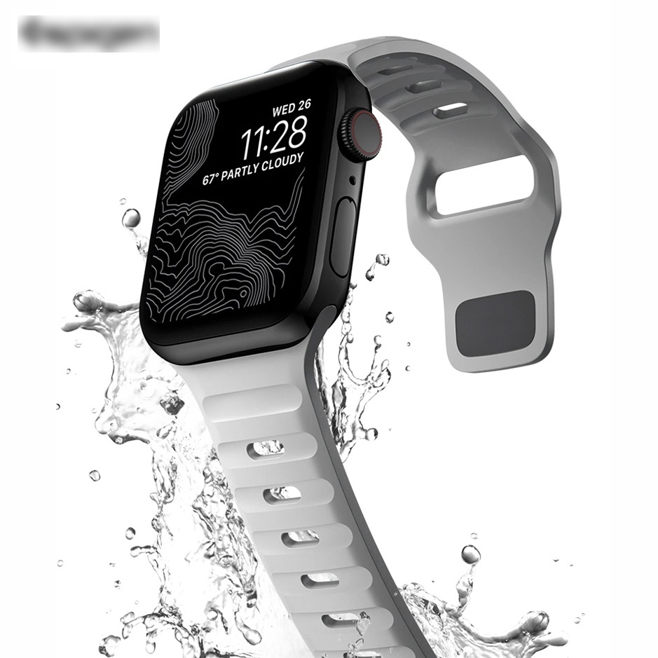 Spi 矽膠錶帶適用於 iWatch 45 毫米 41 毫米 44 毫米 40 毫米錶帶替換錶帶兼容 iWatch Ul