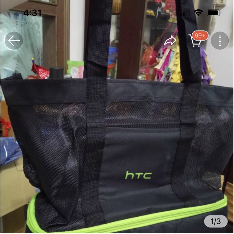 宏達電（HTC)股東會紀念品…二用包溫袋