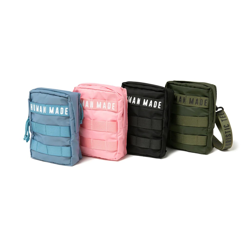 【Colafish】HUMAN MADE MILITARY POUCH #2 軍旅風 立式肩包 可連接後背包