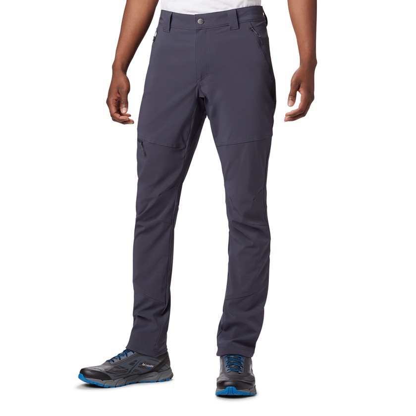 【Columbia】UAO0208 男款 防潑鋁點保暖長褲 墨藍 發熱褲