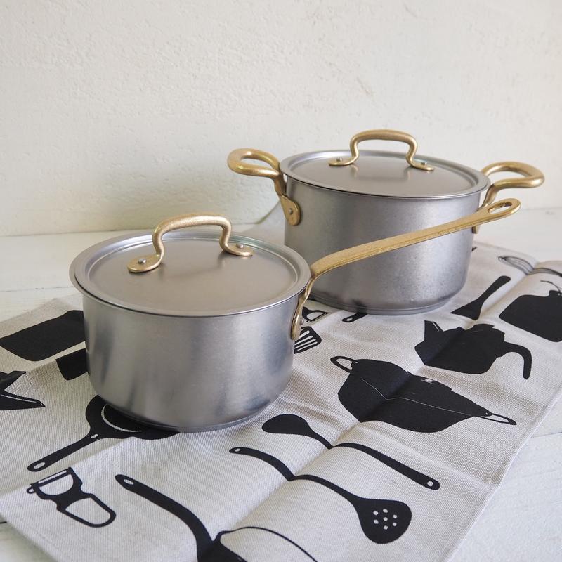 サンボネ 片手鍋 16cm／sambonet - 1965 VINTAGE Sambonet 不鏽鋼鍋