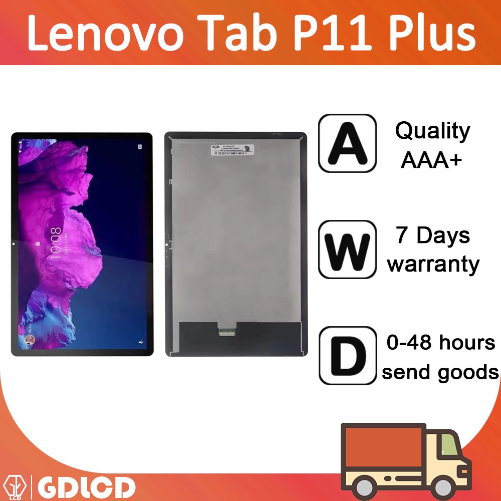 LENOVO 11" Tab P11 LCD 適用於聯想 Tab P11 Plus LCD 顯示屏 TB-J606F T