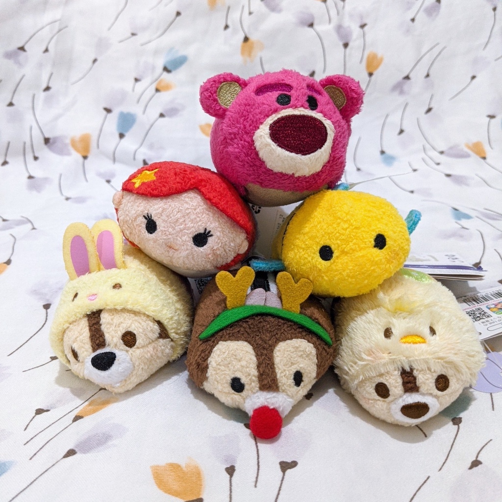 日本香港迪士尼商店 TSUMTSUM 玩偶  娃娃 熊抱哥 復活節 聖誕奇奇 奇奇蒂蒂 小美人魚 小比目魚