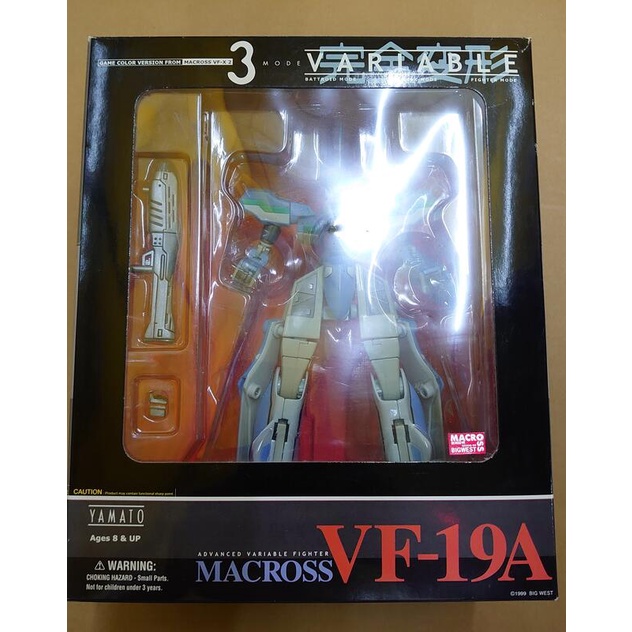 【收藏出清】超時空要塞 MACROS VF-X2 日版 DX合金 完全變形 VF-19A 遊戲彩色版 1/72