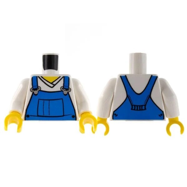 【樂高大補帖】LEGO 樂高 白色 工作服【6031085/76382/973pb0649c01】