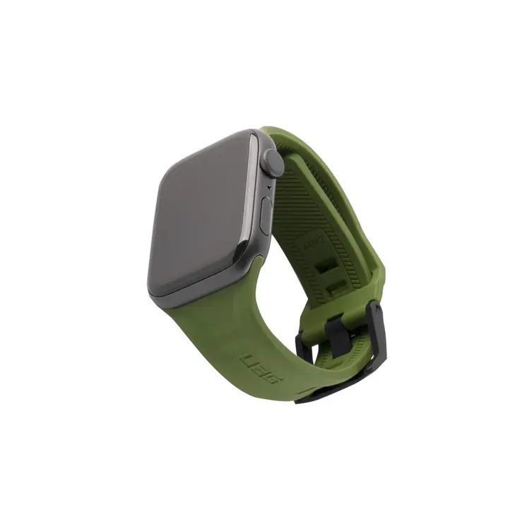 【Lok】絕版現貨 綠色潮流矽膠錶帶【Apple Watch 44/42mm】手錶帶 運動矽膠