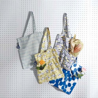 【UMI日系選物館】日本 ROOTOTE 幾何圖案手提袋 肩背袋 購物袋 可折疊收納 攜帶式 環保購物袋