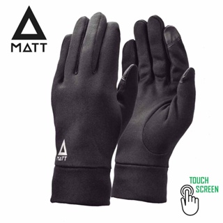 d1choice精選商品館 西班牙[ MATT ] Warmstrech Gloves 中性保暖彈性觸控手套 黑