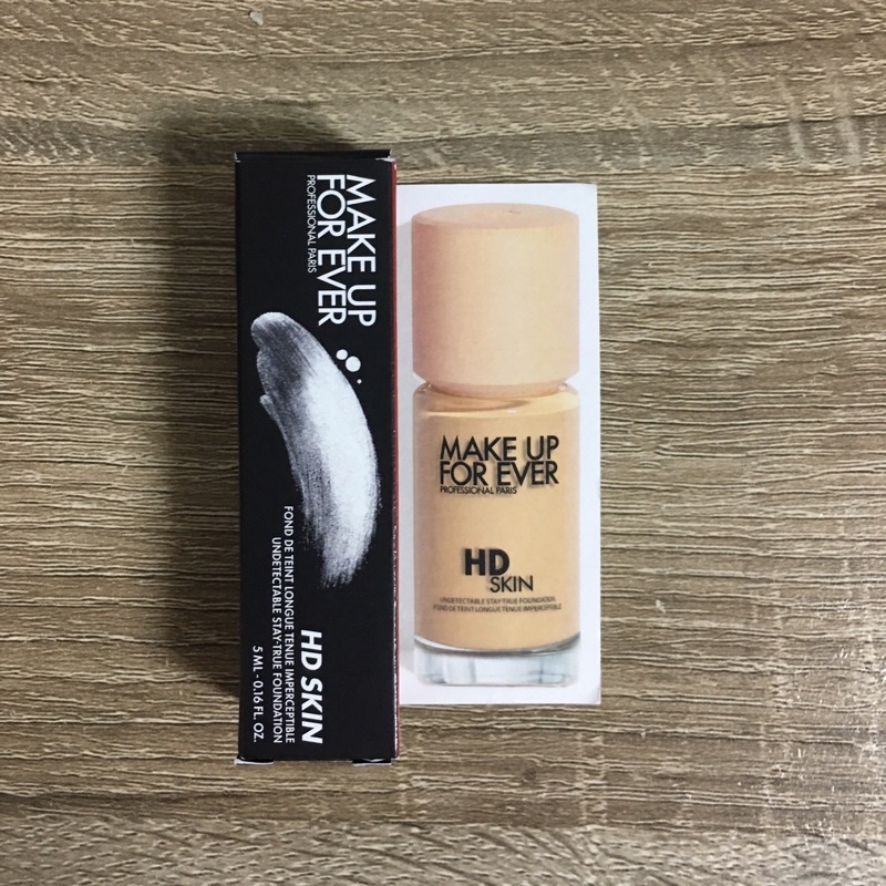 MAKE UP FOR EVER HD SKIN 粉無痕持久粉底液 1N02 5ml 試用包 小樣 旅行組 體驗組