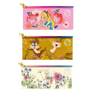 愛買物 迪士尼disney 奇妙仙子 愛麗絲奇奇蒂蒂有質感皮革拉鍊包化妝品小物收納 拉鏈袋 零錢包多功能收納袋生日禮物