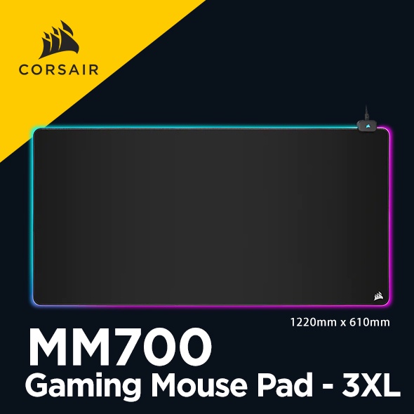 海盜船CORSAIR MM700 RGB Gaming Mouse Pad - 3XL 桌面墊 大型滑鼠墊 官方旗艦館