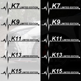 Accord 雅歌 K7 K9 K11 K13 K15 LIMITED EDITION貼紙 車身貼紙 玻璃貼紙 車窗貼紙