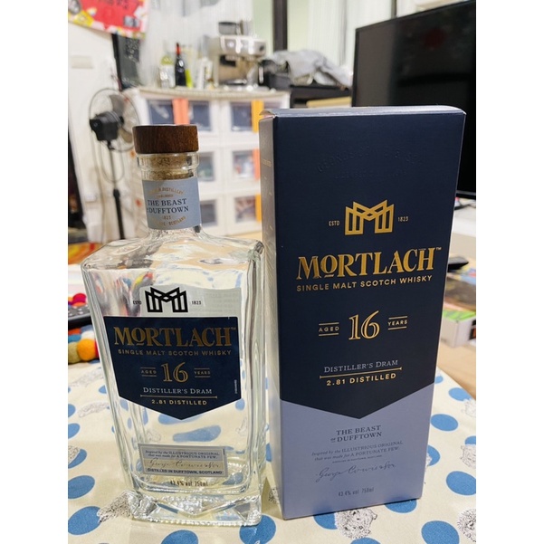 Mortlach 慕赫16年、空酒瓶、威士忌