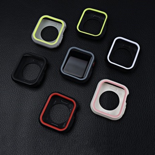 Image of thu nhỏ 雙色錶殼 矽膠保護套 手錶保護殼 適用於Apple Watch 8 7 6 8代 44mm 41mm 45mm 蘋果手錶 #2