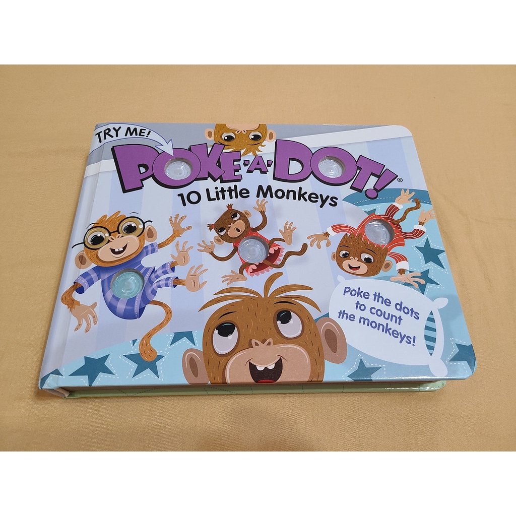 Poke-A-Dot: 10 Little Monkeys 按按樂 Melissa &amp; Doug