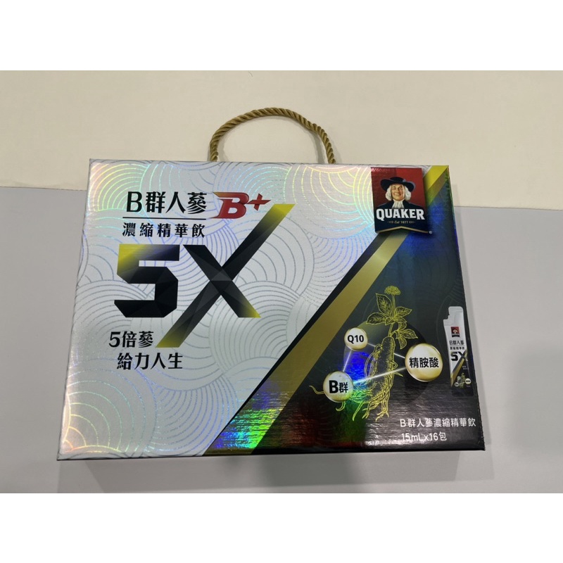 桂格5X B群人蔘精華飲盒裝15ml * 16包 補品 營養品 營養食品4710043046427