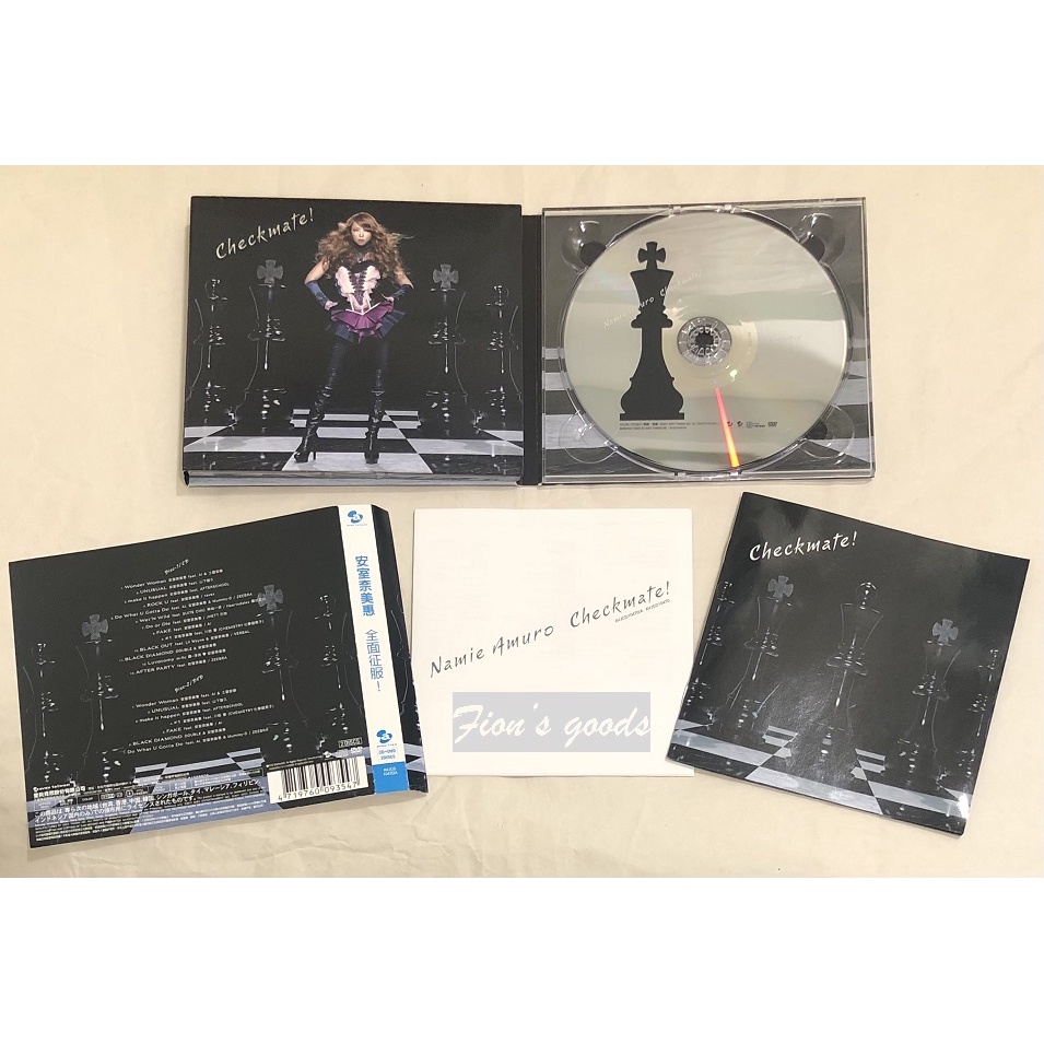 Namie Amuro 安室奈美惠 -『Checkmate！／全面征服 』台版珍藏專輯CD+DVD (初回限定盤／絕版)