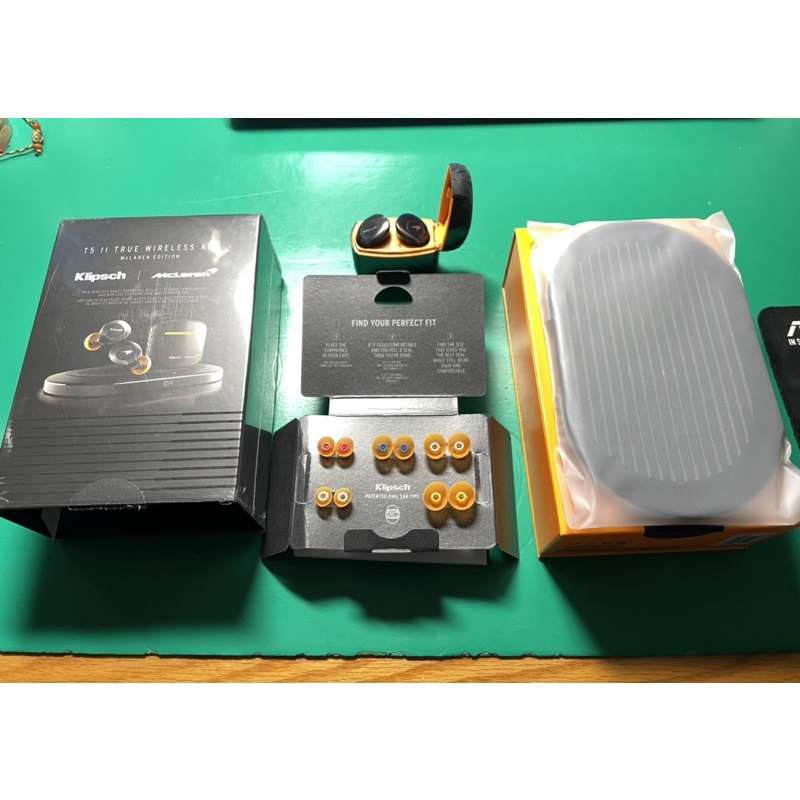 Klipsch】T5 II True Wireless ANC - McLaren麥拉倫 聯名款(真無線藍牙耳機)