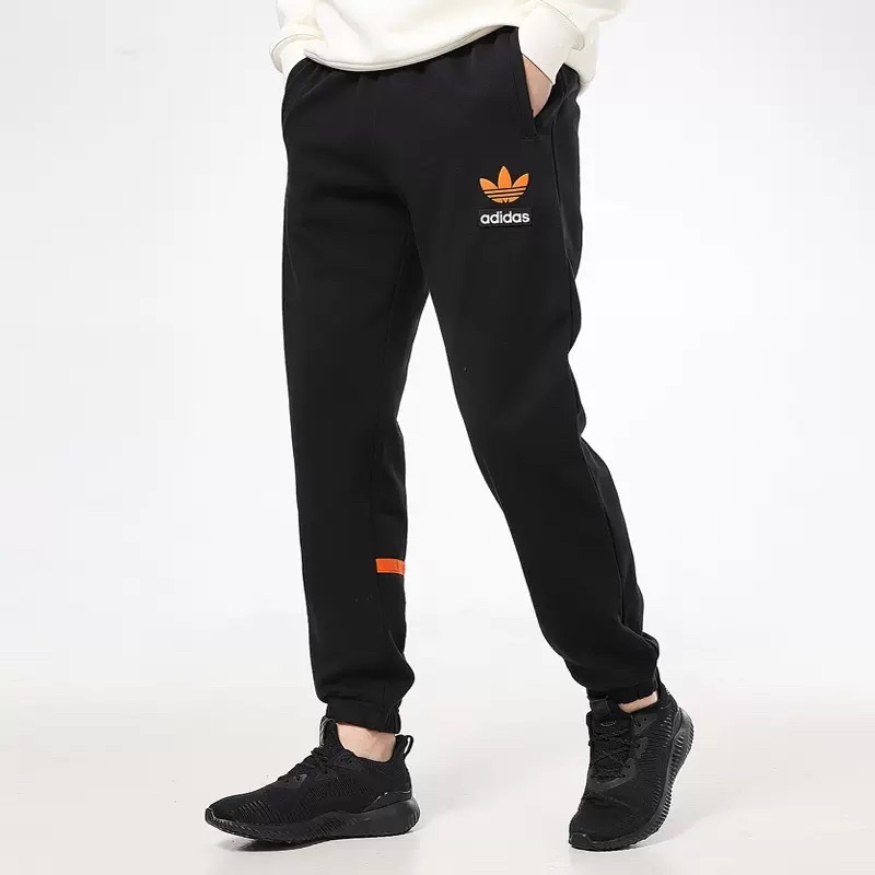 FOCA Adidas Originals BIG TRFL 棉褲 黑色 男款 縮口褲 長褲 h09344 愛迪達