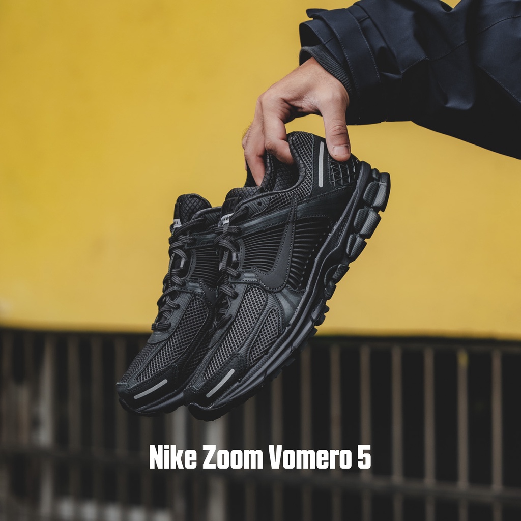 Nike 復古慢跑鞋 Zoom Vomero 5 黑 灰 男鞋 休閒鞋 老爹鞋 【ACS】 BV1358-002