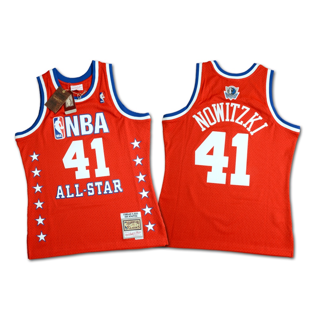 Mitchell &amp; Ness NBA 2003 全明星賽 Dirk Nowitzki 復刻 Swingman 球衣