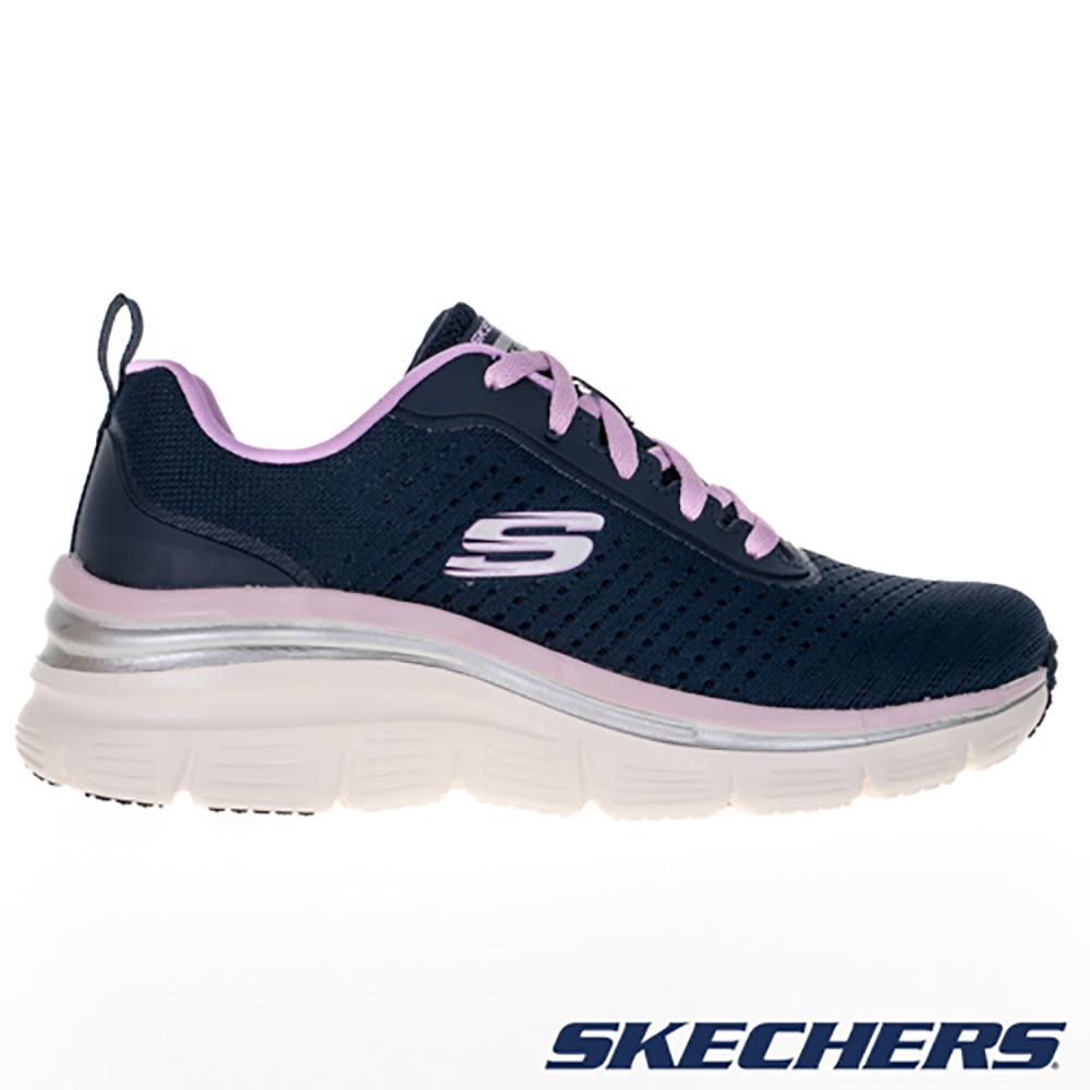 SKECHERS FASHION FIT 女 健走鞋 微增高 避震 藍紫 149277NVLV