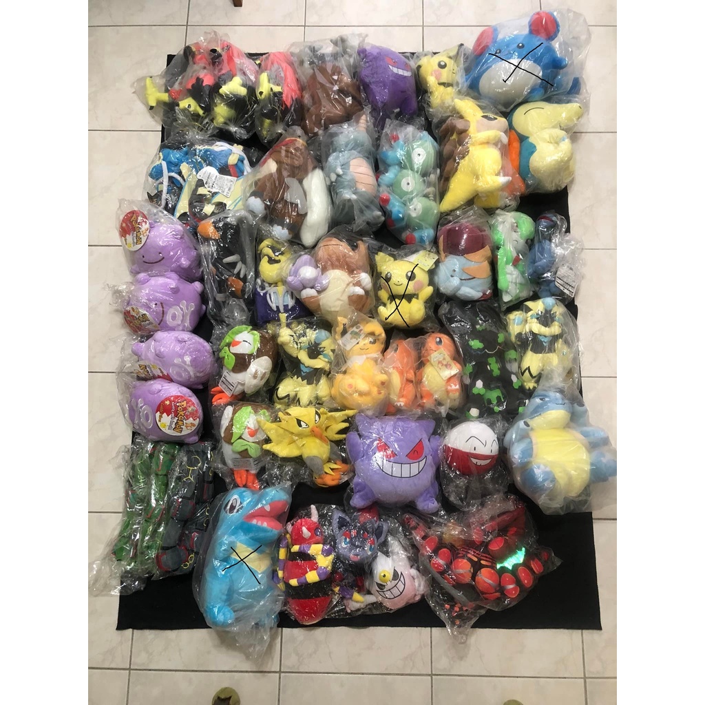 【現貨實拍】寶可夢娃娃 Pokemon神奇寶貝 批發零售 波克比時拉比乘龍伊步御三家幼吉拉耿鬼地鼠瑪麗露