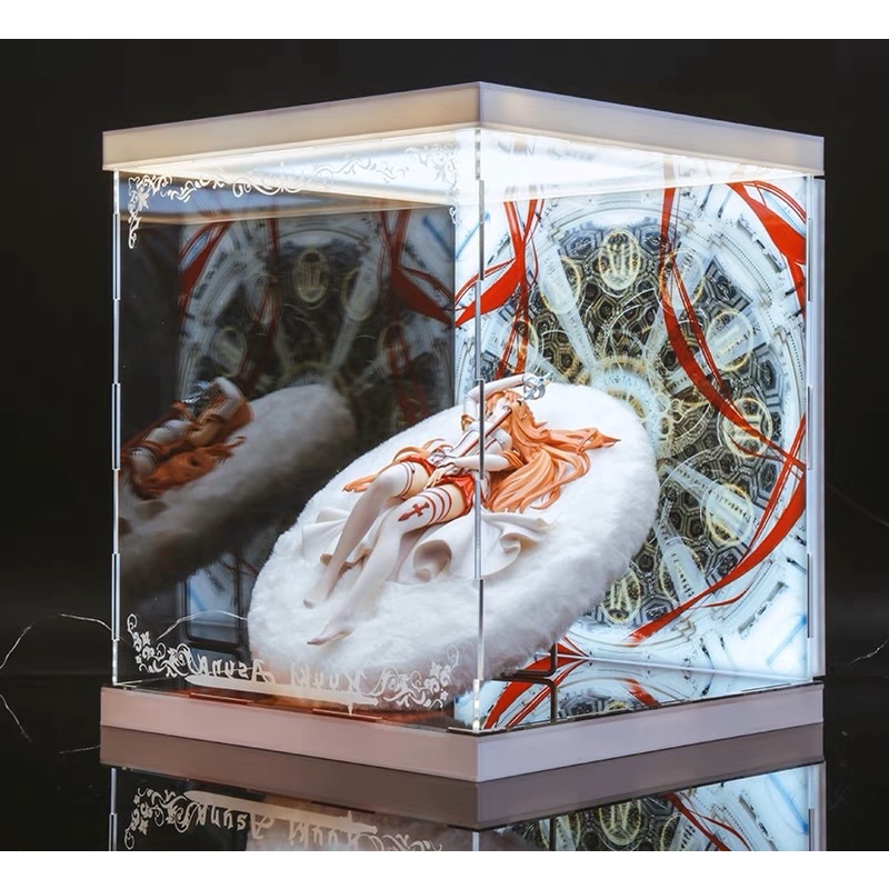 《Yao 挖寶趣》BeBox 刀劍神域 亞絲娜 艾恩葛朗特的休假日 PVC公仔 專用展示盒