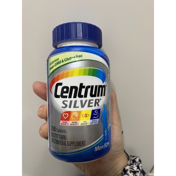 Centrum男性善存 50+ 銀寶善存（綜合維他命，200錠）