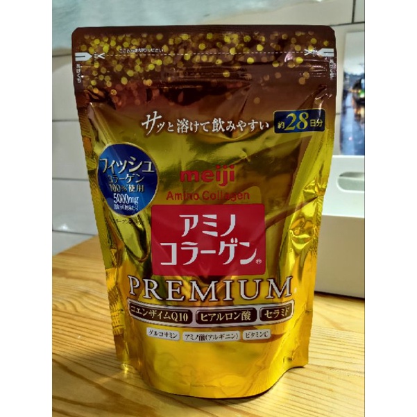 🐰24小時內出貨🐰日本meiji premium明治膠原蛋白金色版/黃金/28日補充包 明治膠原蛋白粉