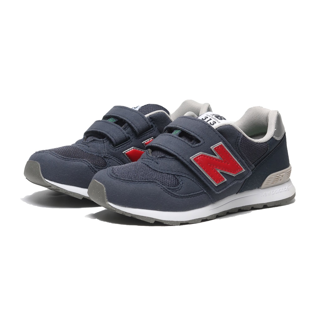 NEW BALANCE 童鞋 休閒鞋 NB 313 深藍紅標 銀偉 黏帶 中童 PO313JNV