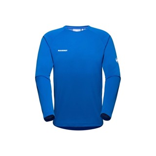 Mammut Aegility FL Longsleeve 長毛象 登山長袖圓領排汗衣 男 天空藍