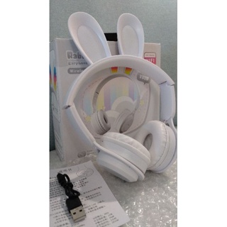網路暢銷HI-FI TWS 真無線立體聲兔兔耳朵造型藍牙耳機