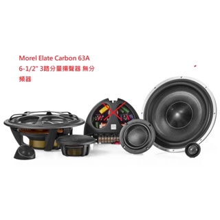Morel Elate Carbon 63A 6-1/2" 3路分量揚聲器 無分頻器