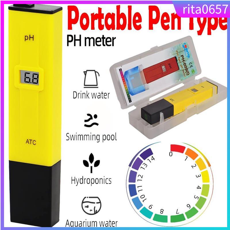 Portable Pen Type PH Meter ATC Water test Digital PH Meter T 蝦皮購物