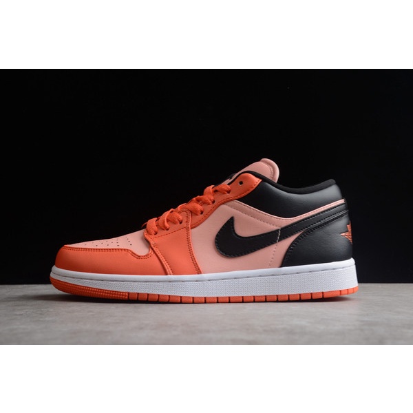 Air Jordan 1 Low 橙色黑色粉色籃球鞋 DM3379-600