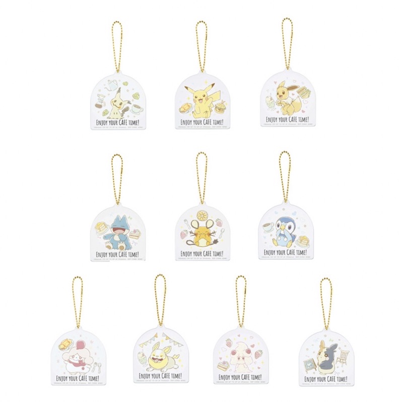 神奇寶貝 一番賞 吊飾 皮卡丘 謎擬Q 伊布 寶可夢 謎擬Q的咖啡時光 Mimikkyu’s Cafe Time