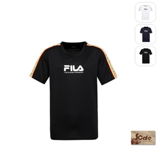 【FILA】男性 吸排抗UV T恤-黑色 1TEW-1304-BK