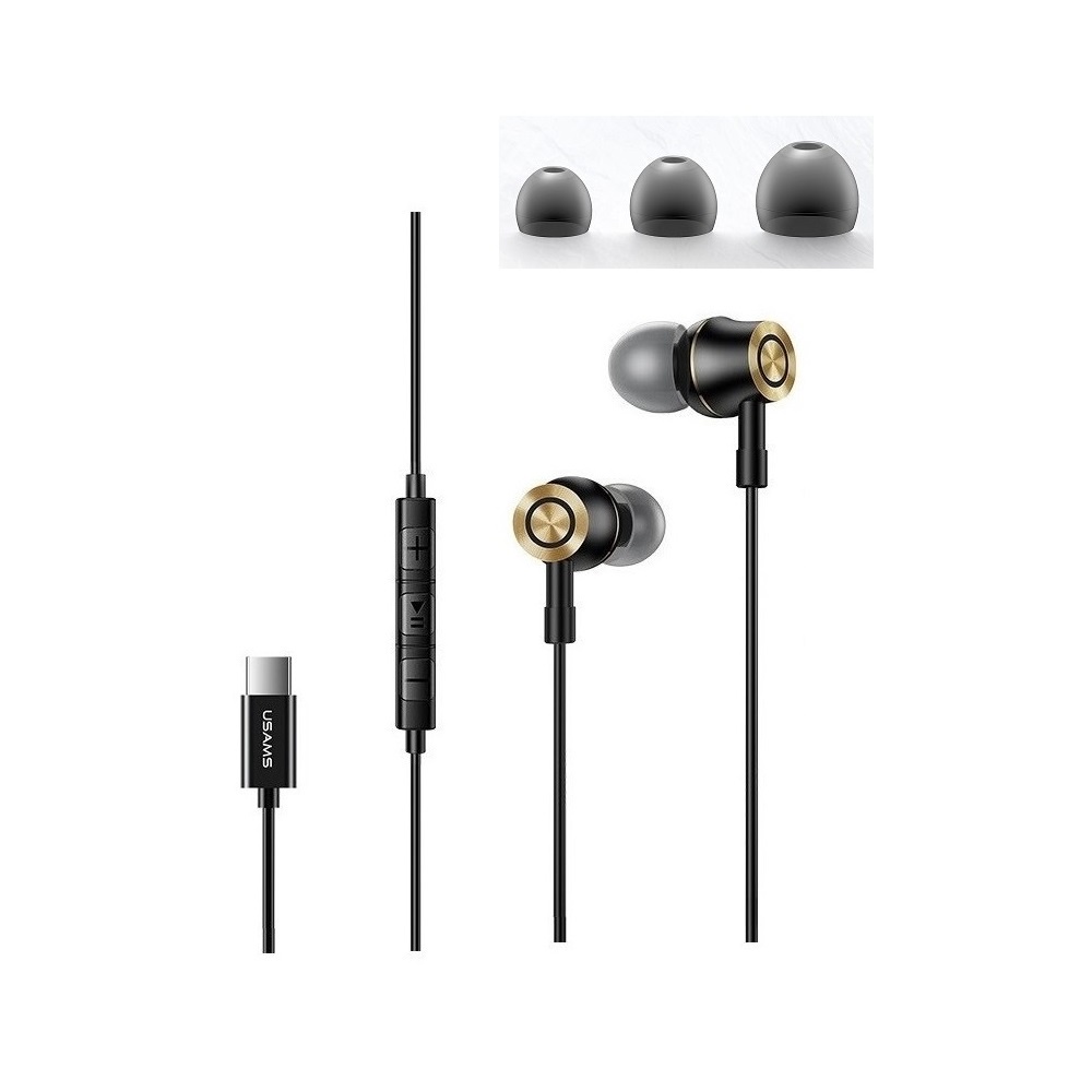 【Type-C 耳機】Usams Google Pixel 7 / 8 pro 5G 通用 入耳式立體聲金屬