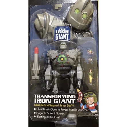 ｛克拉克玩具｝絕版1999 Trendmastrs 鐵巨人 Iron Giant 吊卡 6吋 可動 配件多 稀有