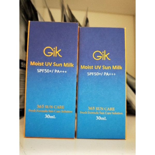 現貨💯韓國正品💯Gik 水感防曬乳 30ml