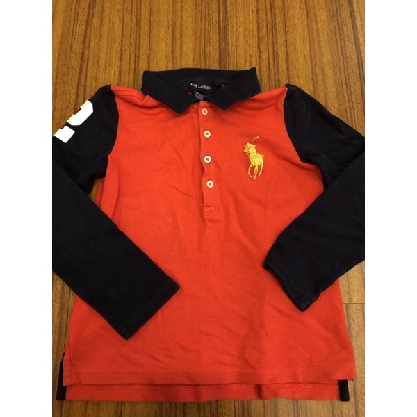 Ralph Lauren 女童長袖 polo衫